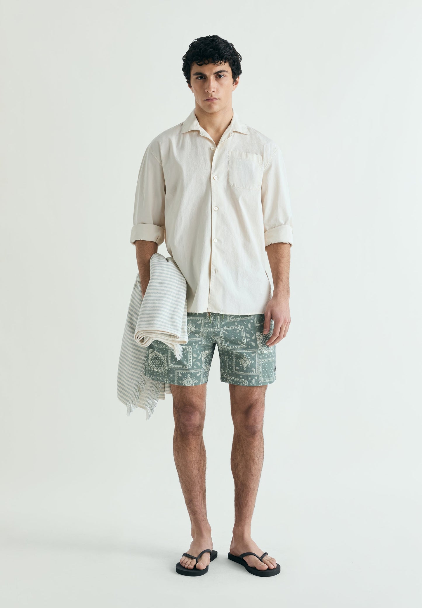 PRINTED SWIMMING TRUNKS