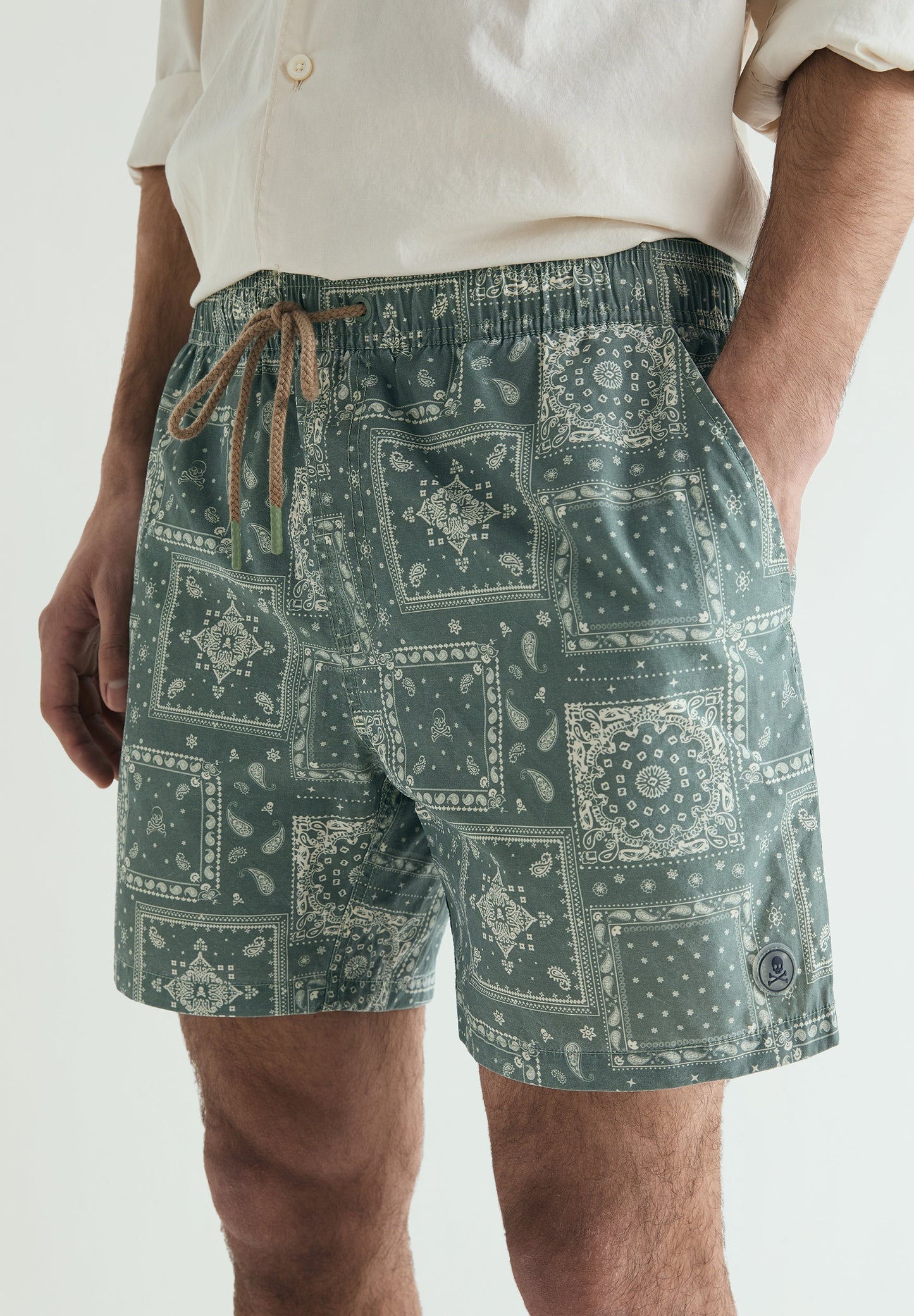 PRINTED SWIMMING TRUNKS