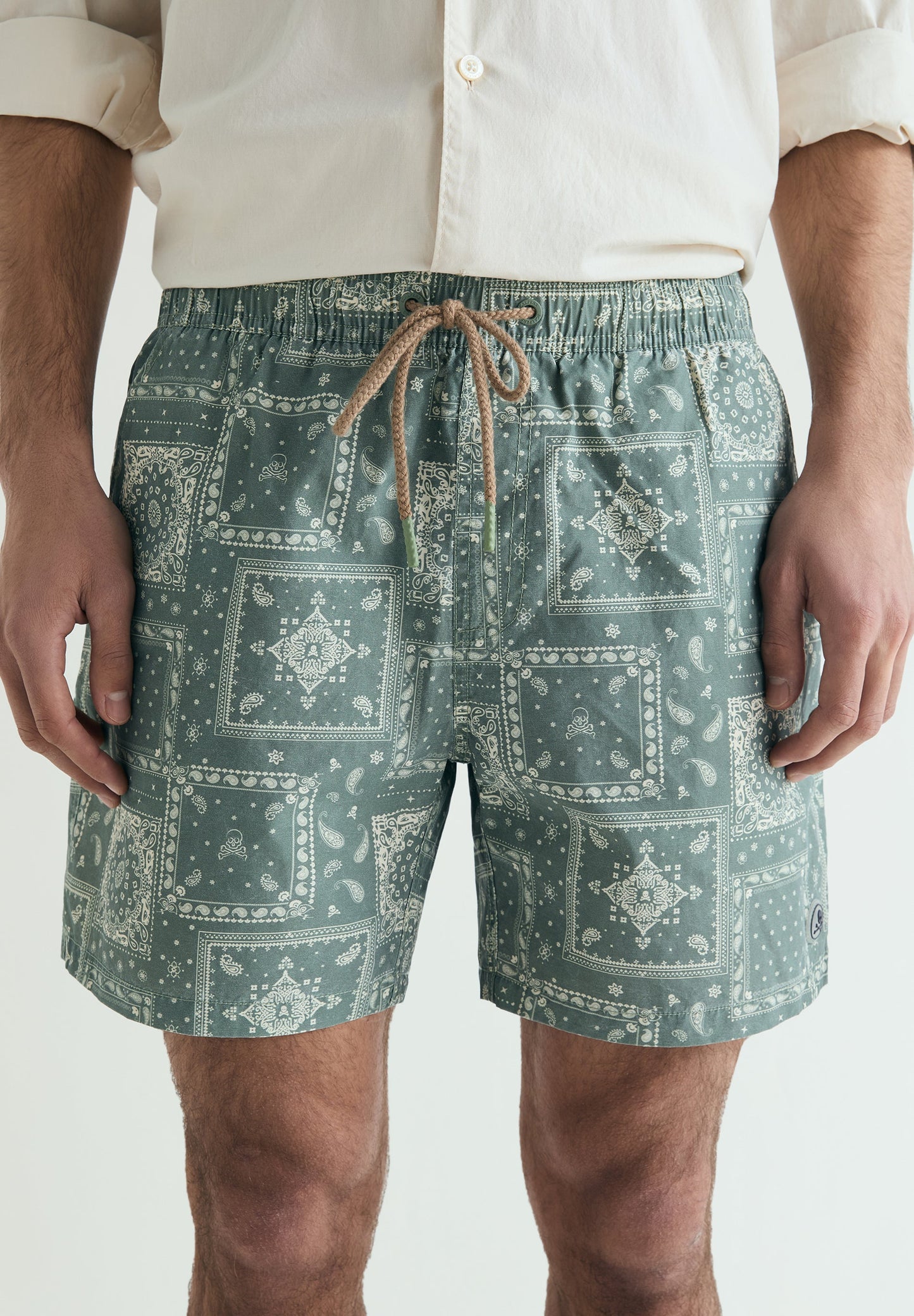 PRINTED SWIMMING TRUNKS
