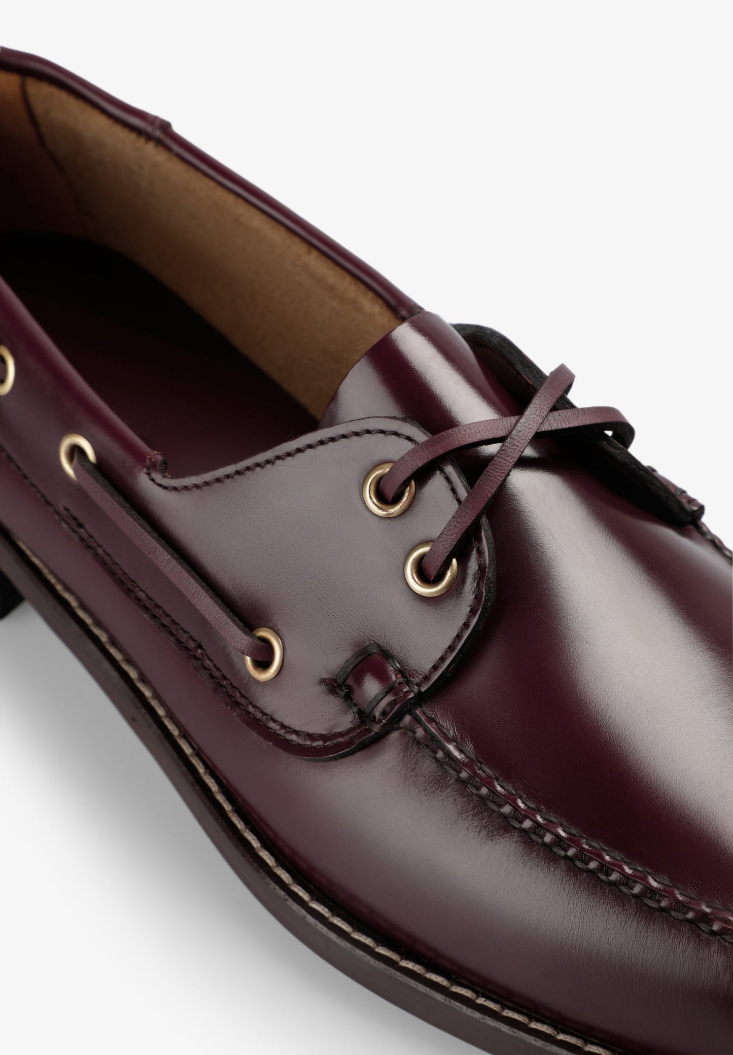 LEATHER DECK SHOES