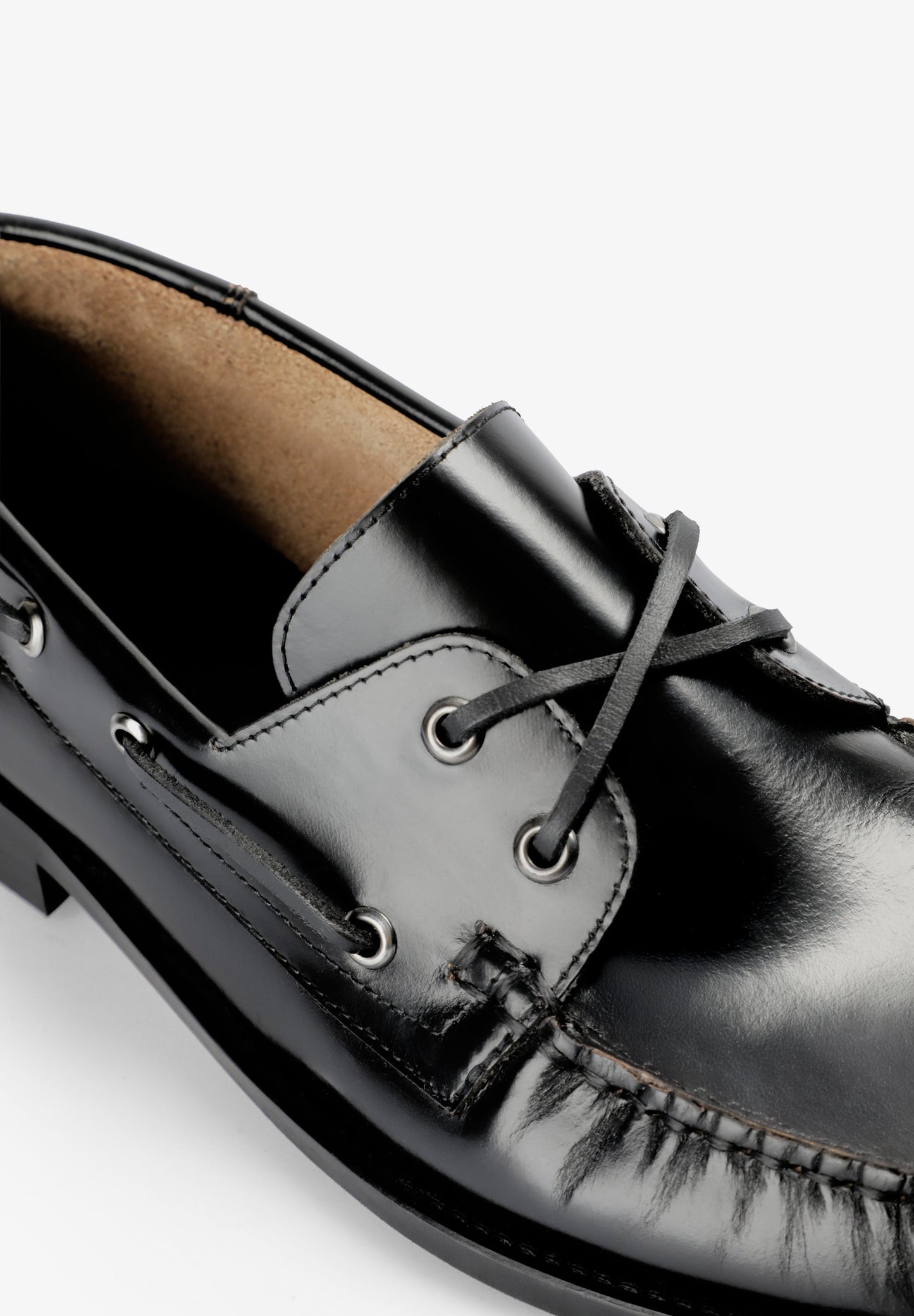 LEATHER DECK SHOES