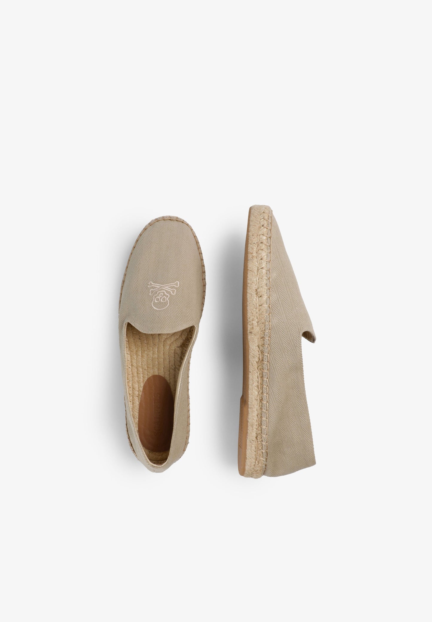 CONTRAST SKULL ESPADRILLES