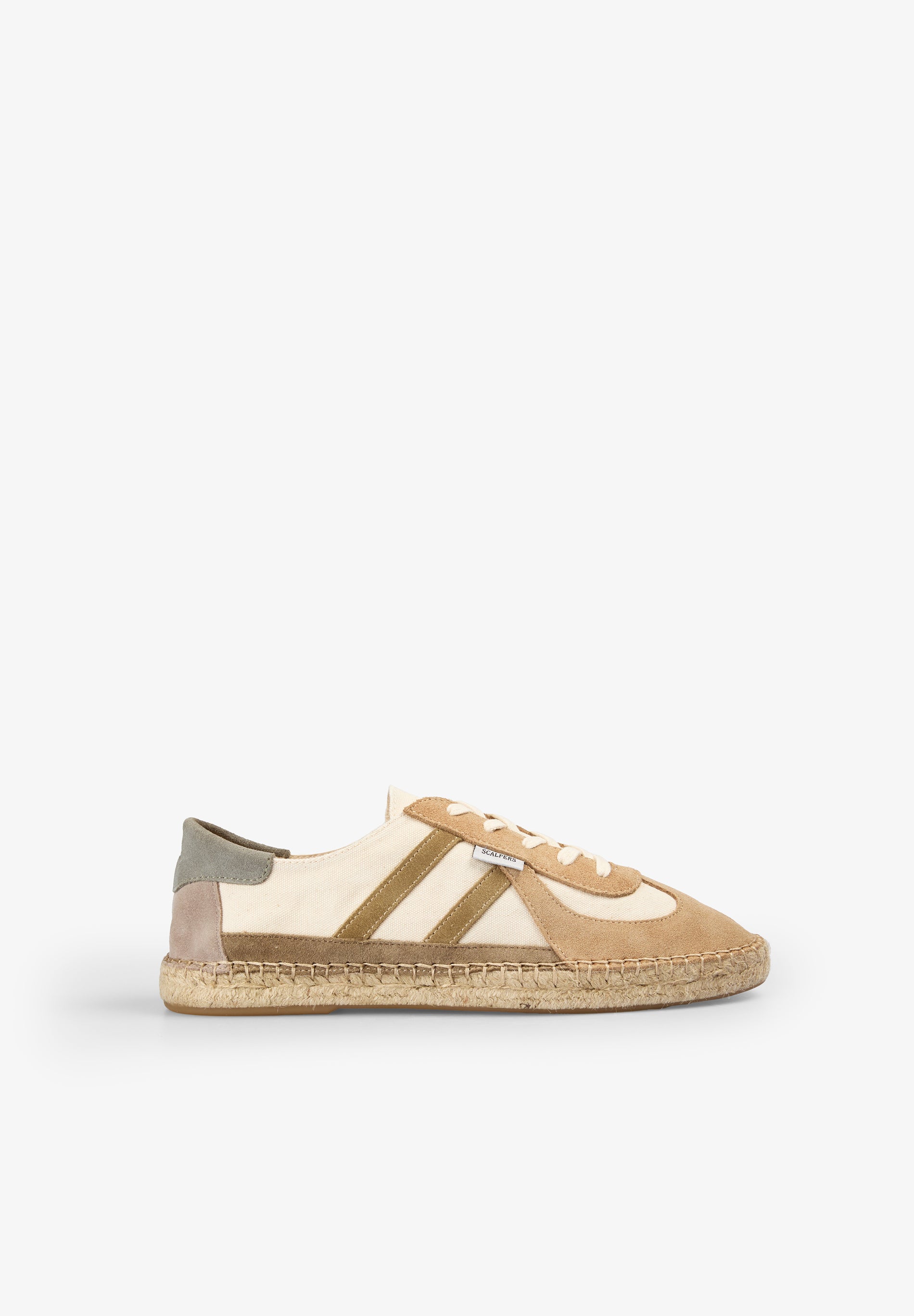 CONTRAST SUEDE SNEAKERS