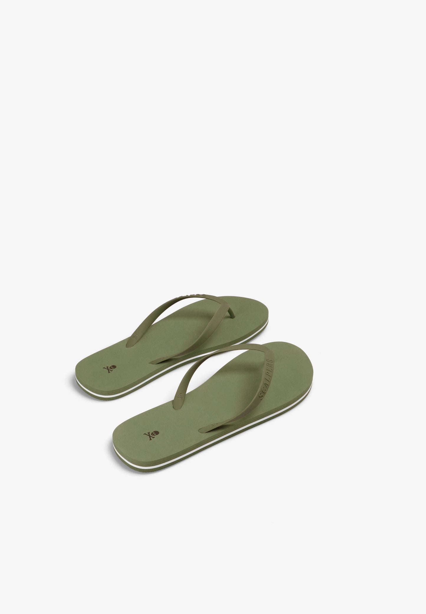 CONTRAST SOLE FLIP-FLOPS