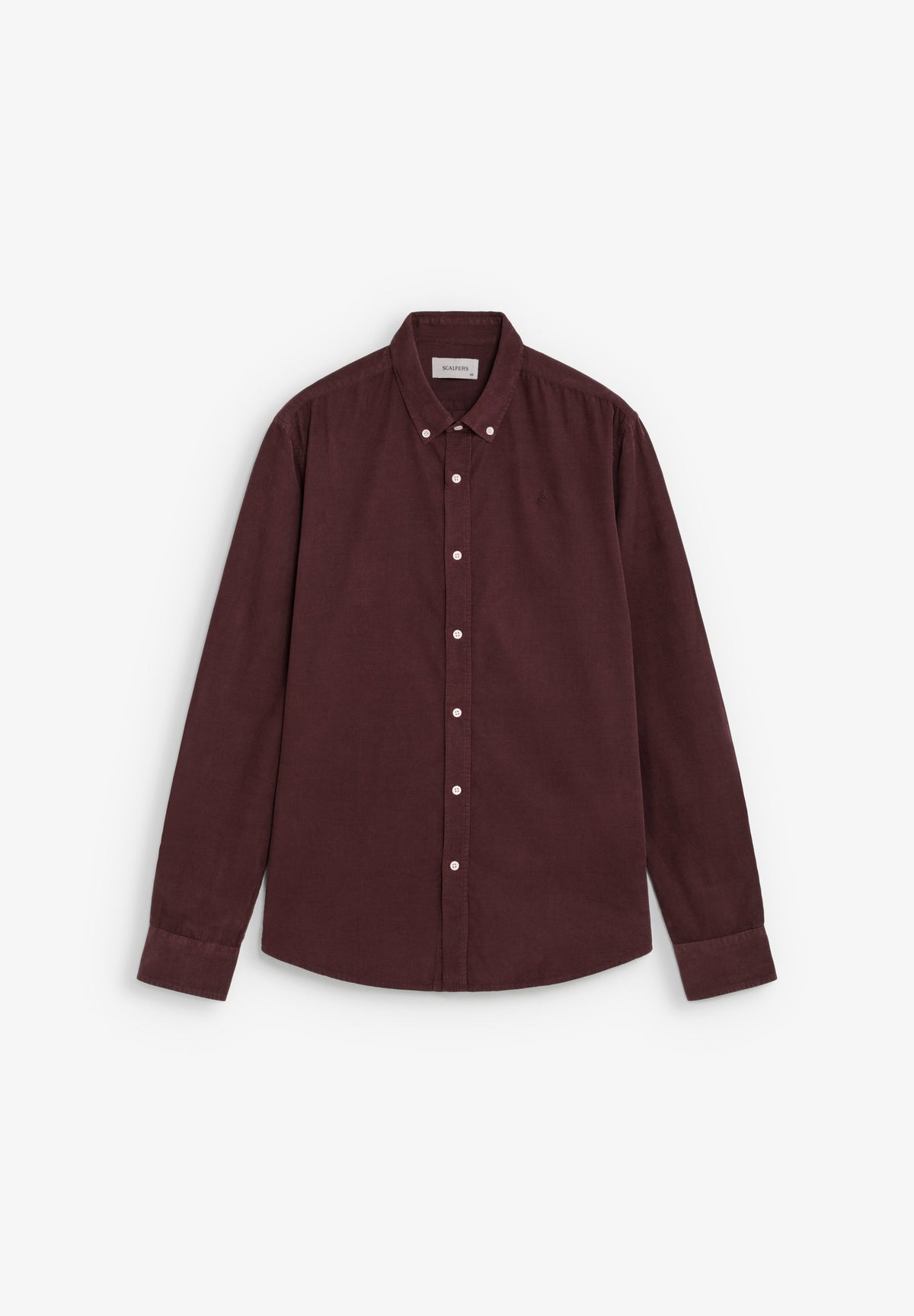 CORDUROY SHIRT WITH TONAL SKULL