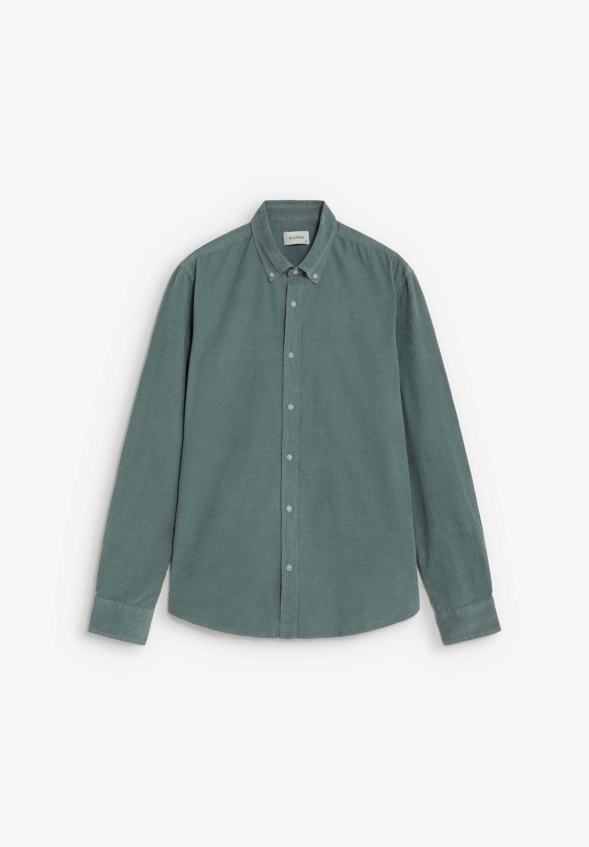CORDUROY SHIRT WITH TONAL SKULL