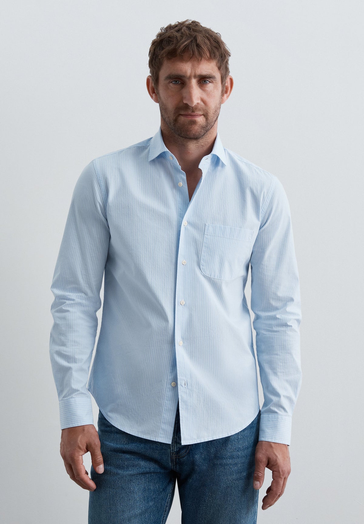 STRIPED COTTON SHIRT