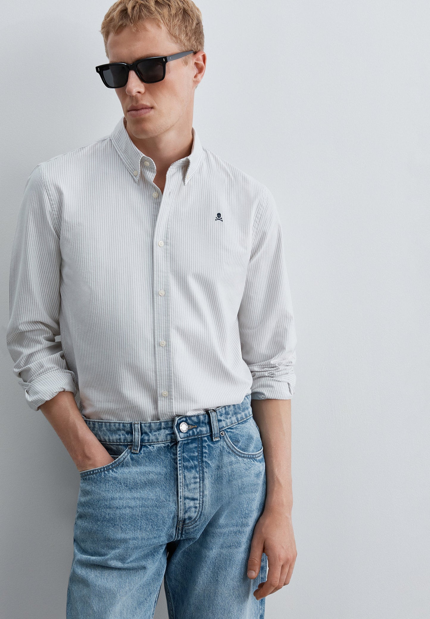 STRIPED OXFORD SHIRT