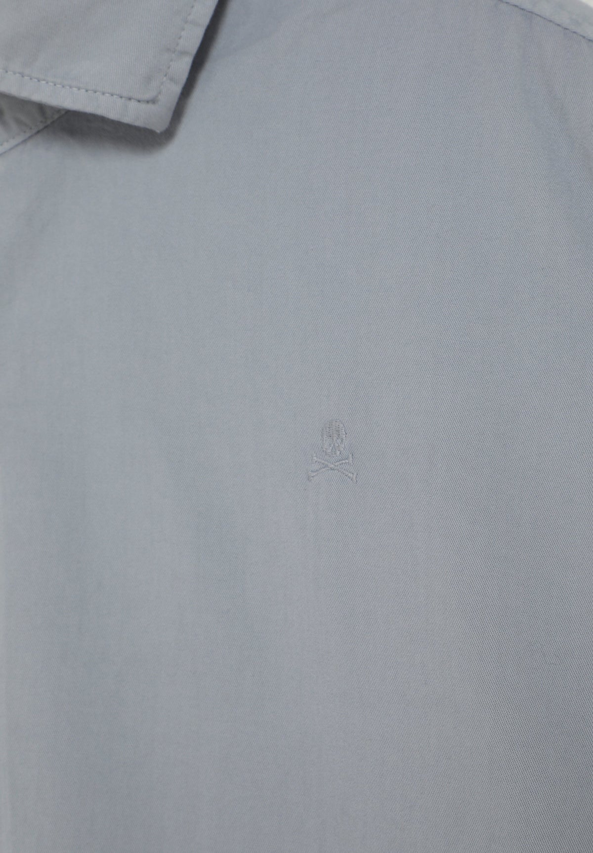 SHIRT WITH TONAL SKULL