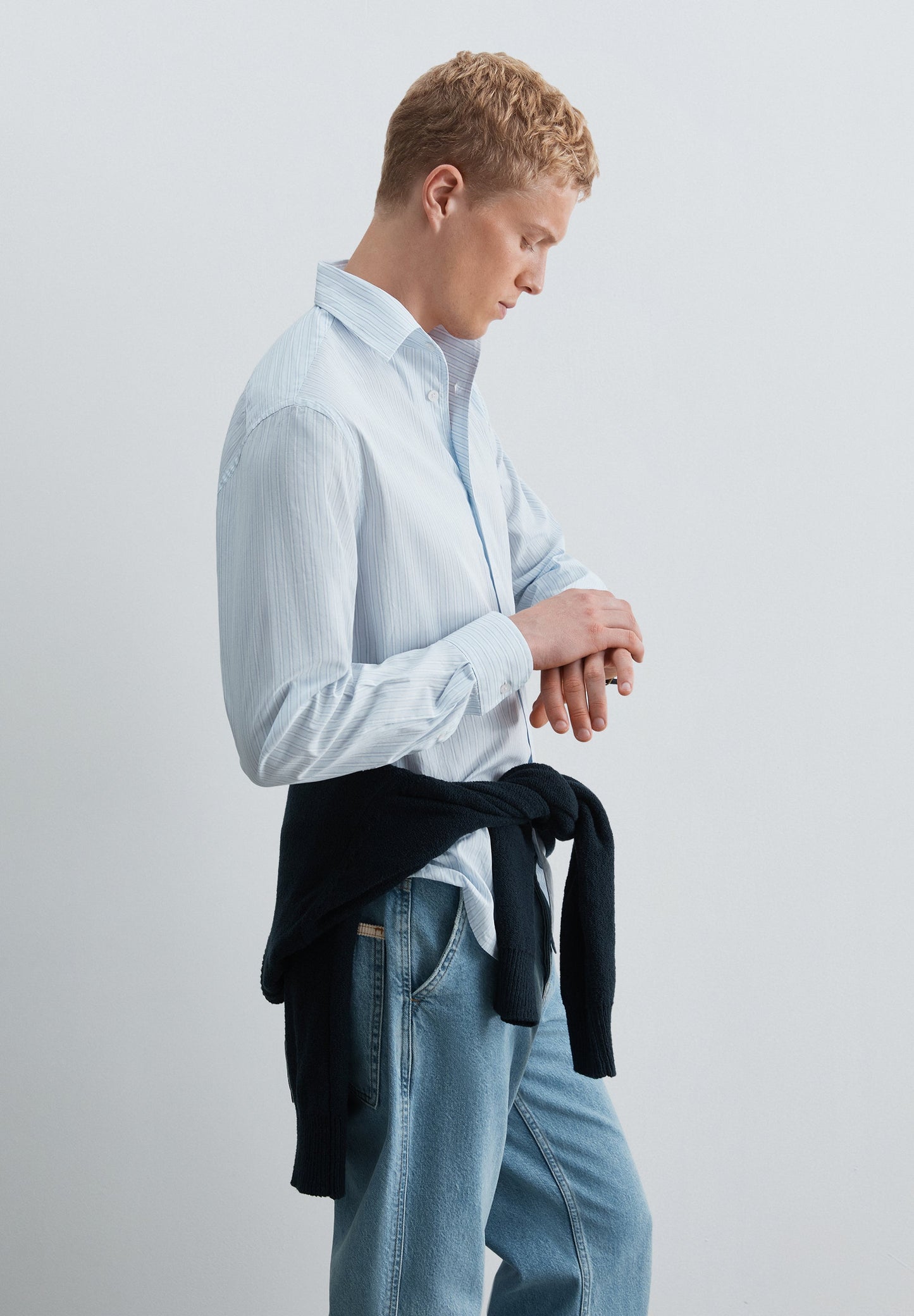 LIGHTWEIGHT COTTON POPLIN SHIRT