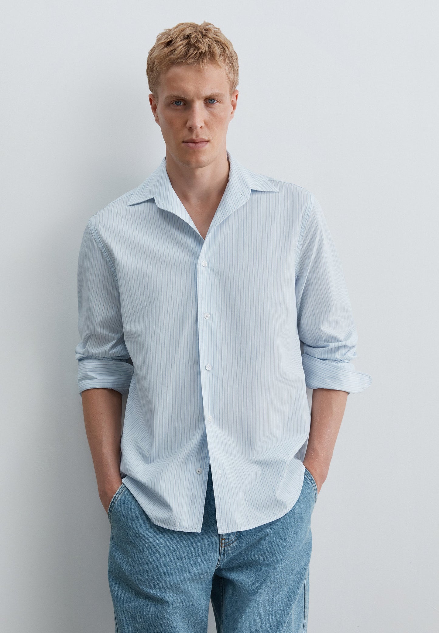 LIGHTWEIGHT COTTON POPLIN SHIRT