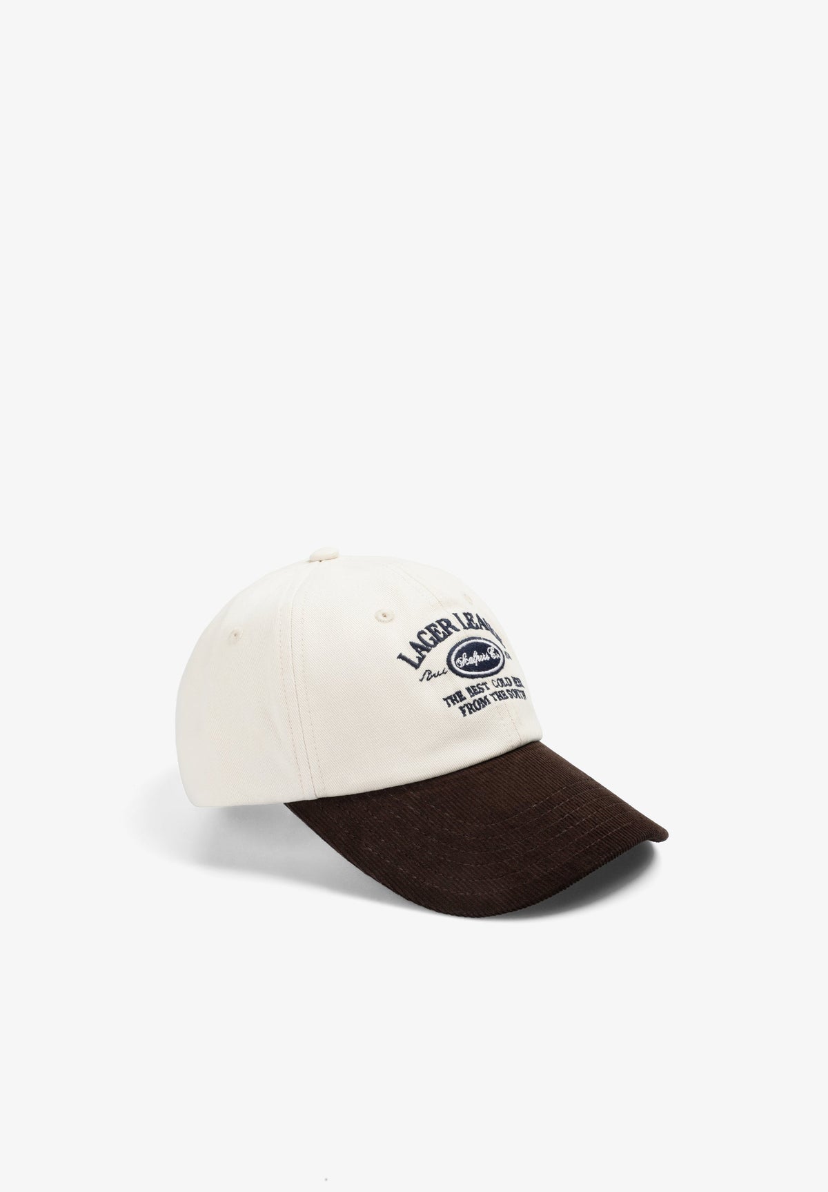 CONTRAST EMBROIDERY CAP