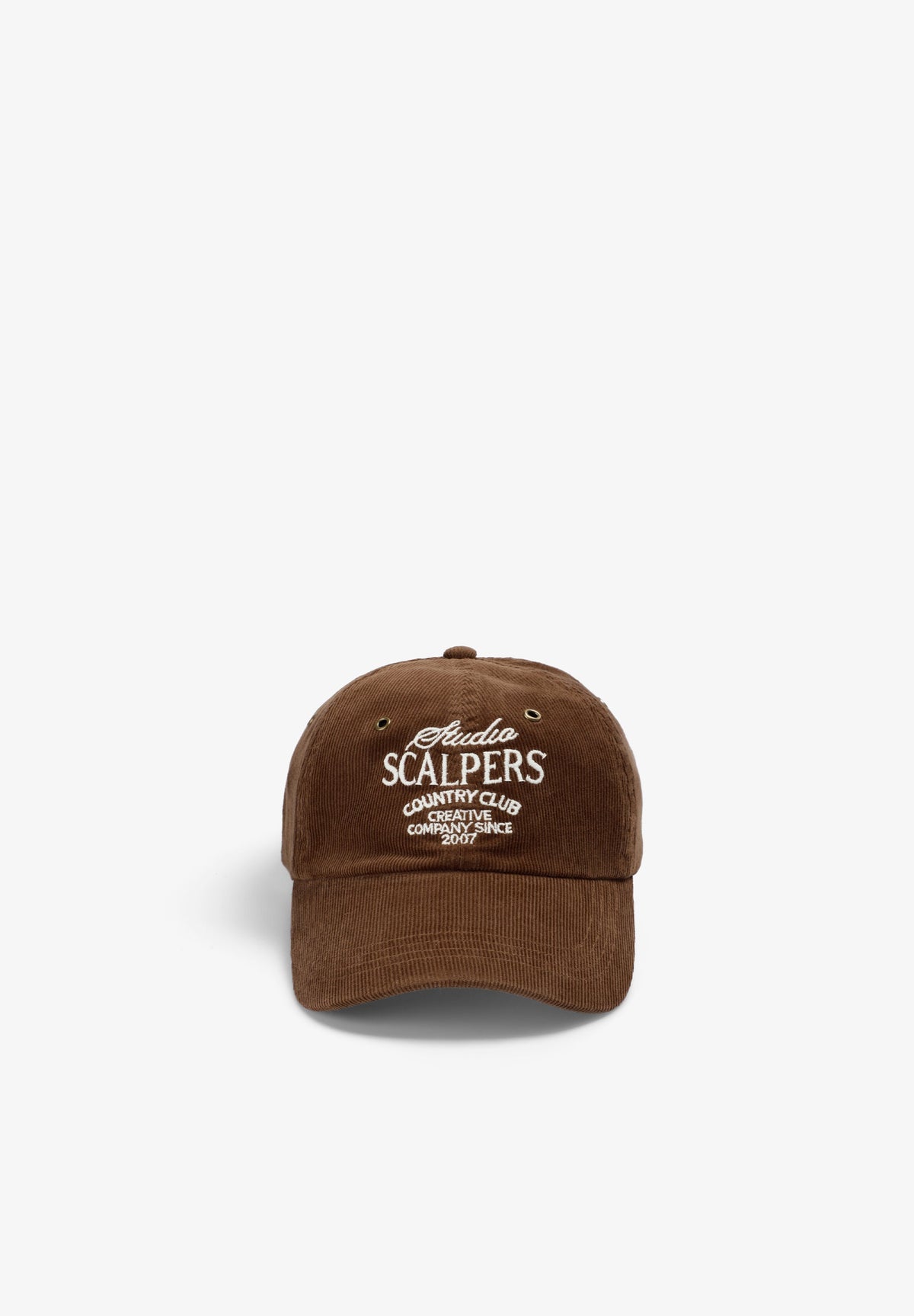EMBROIDERED CORDUROY CAP