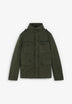 MILITARY JACKET WITH CONCEALED HOOD