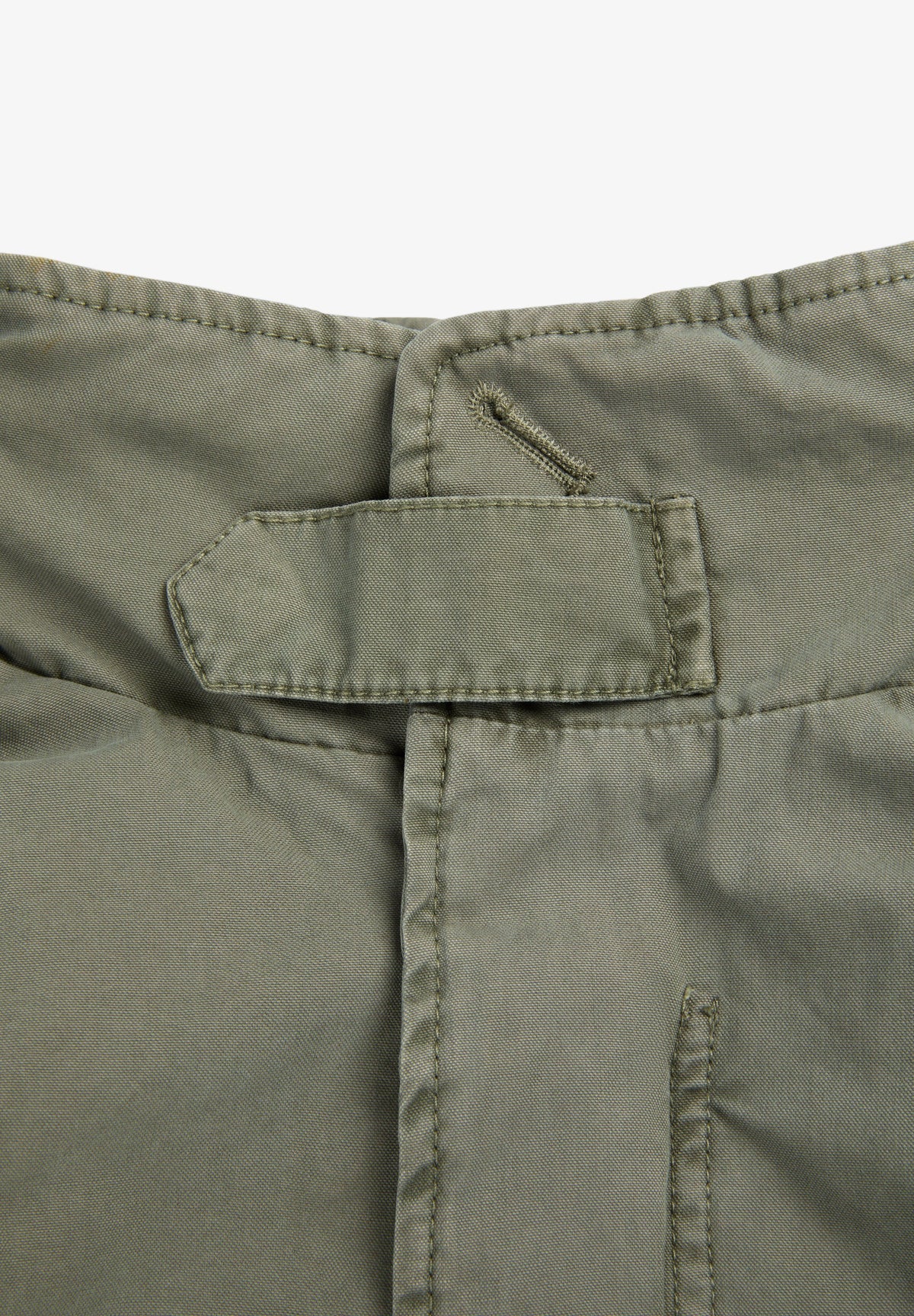 MILITARY JACKET WITH CONCEALED HOOD
