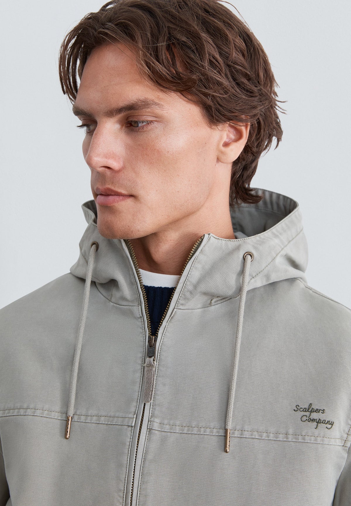 COTTON JACKET WITH HOOD