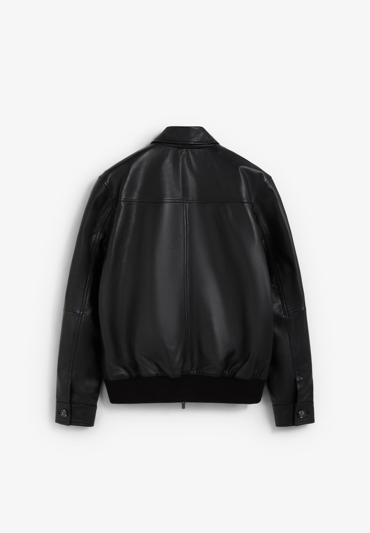 LEATHER JACKET WITH POCKETS