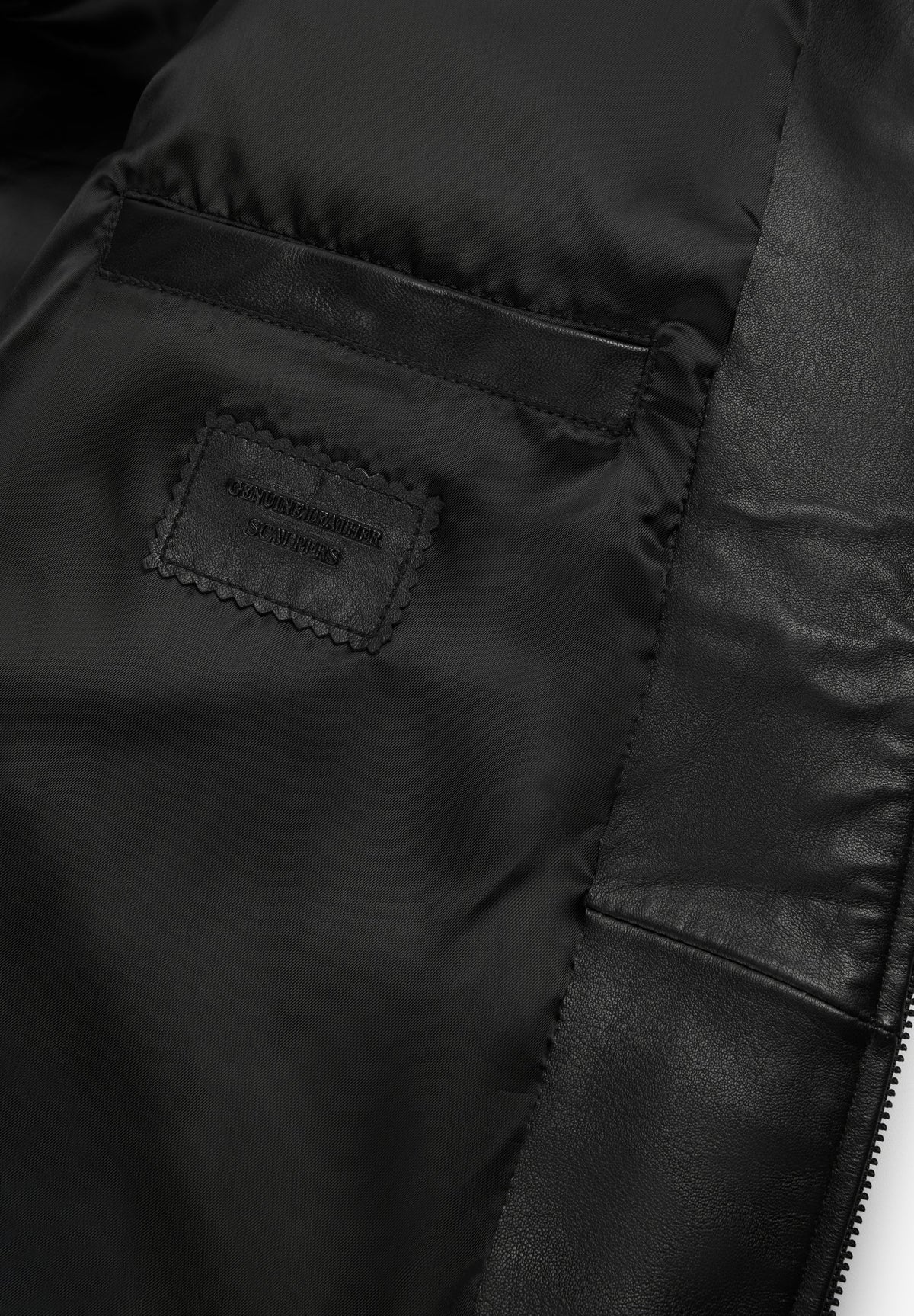 LEATHER JACKET WITH POCKETS