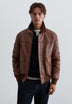 LEATHER JACKET WITH POCKETS