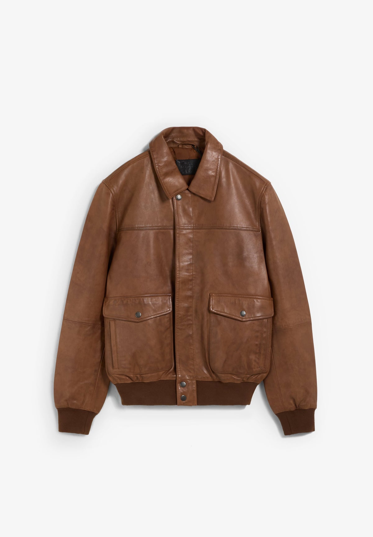 LEATHER JACKET WITH POCKETS