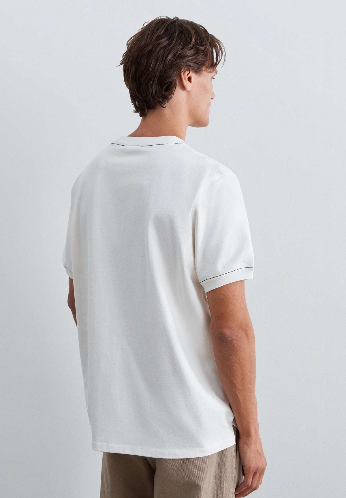 HEAVY JERSEY T-SHIRT WITH STITCHING