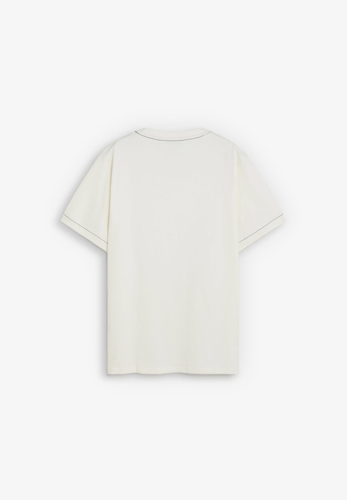 HEAVY JERSEY T-SHIRT WITH STITCHING