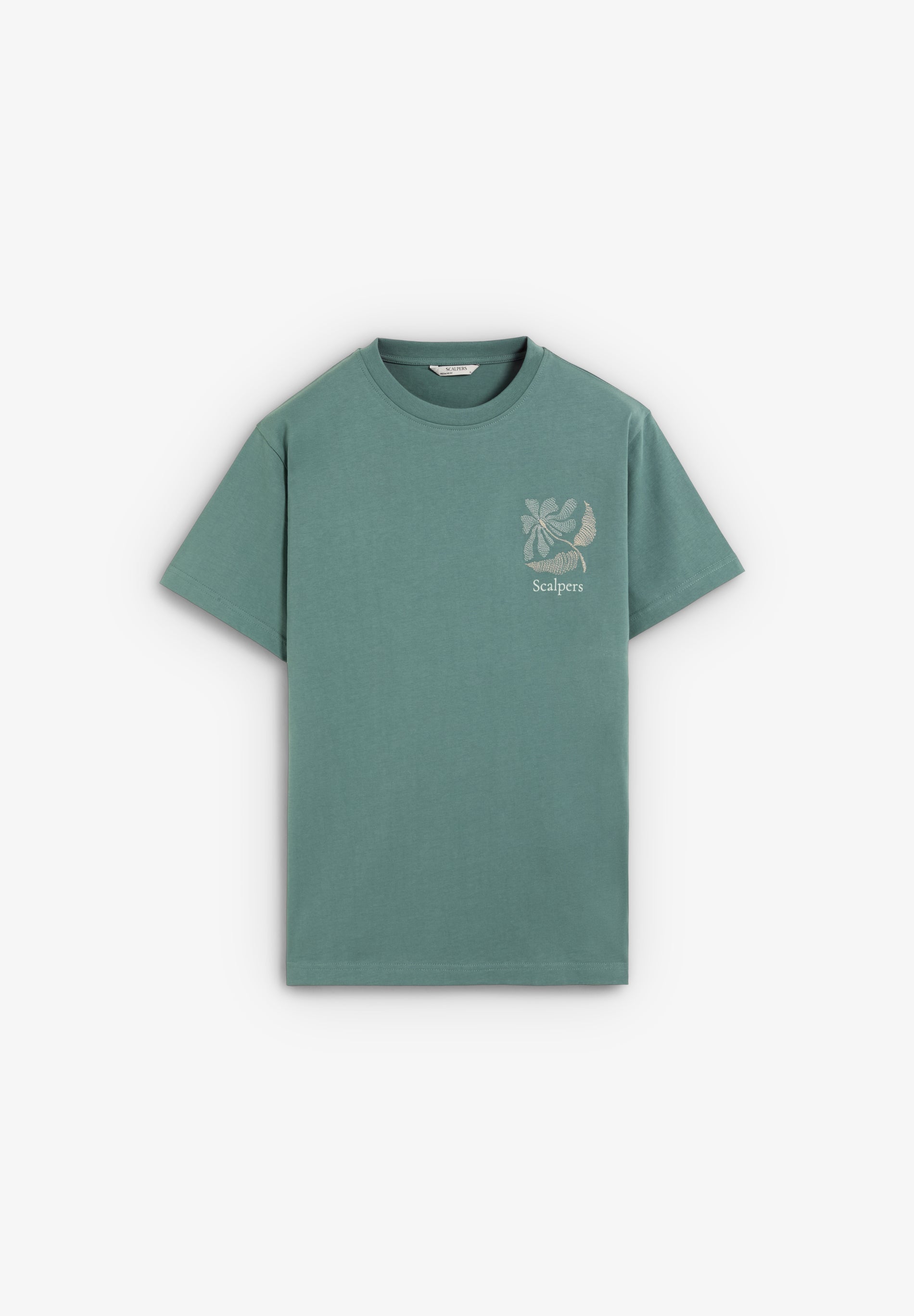 SCFLOWERS EMB TEE