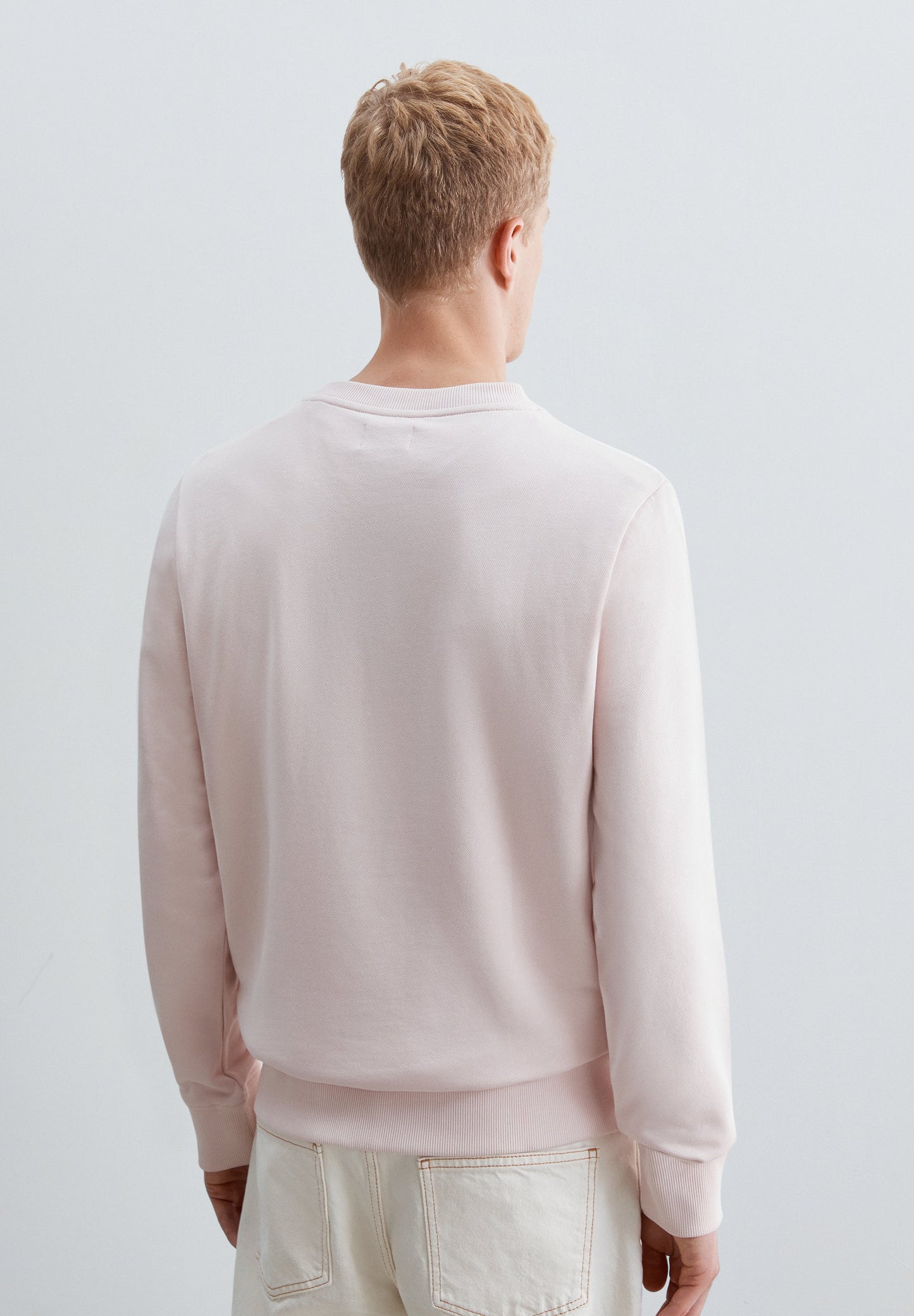 CREWNECK SWEATSHIRT WITH TONAL EMBROIDERY