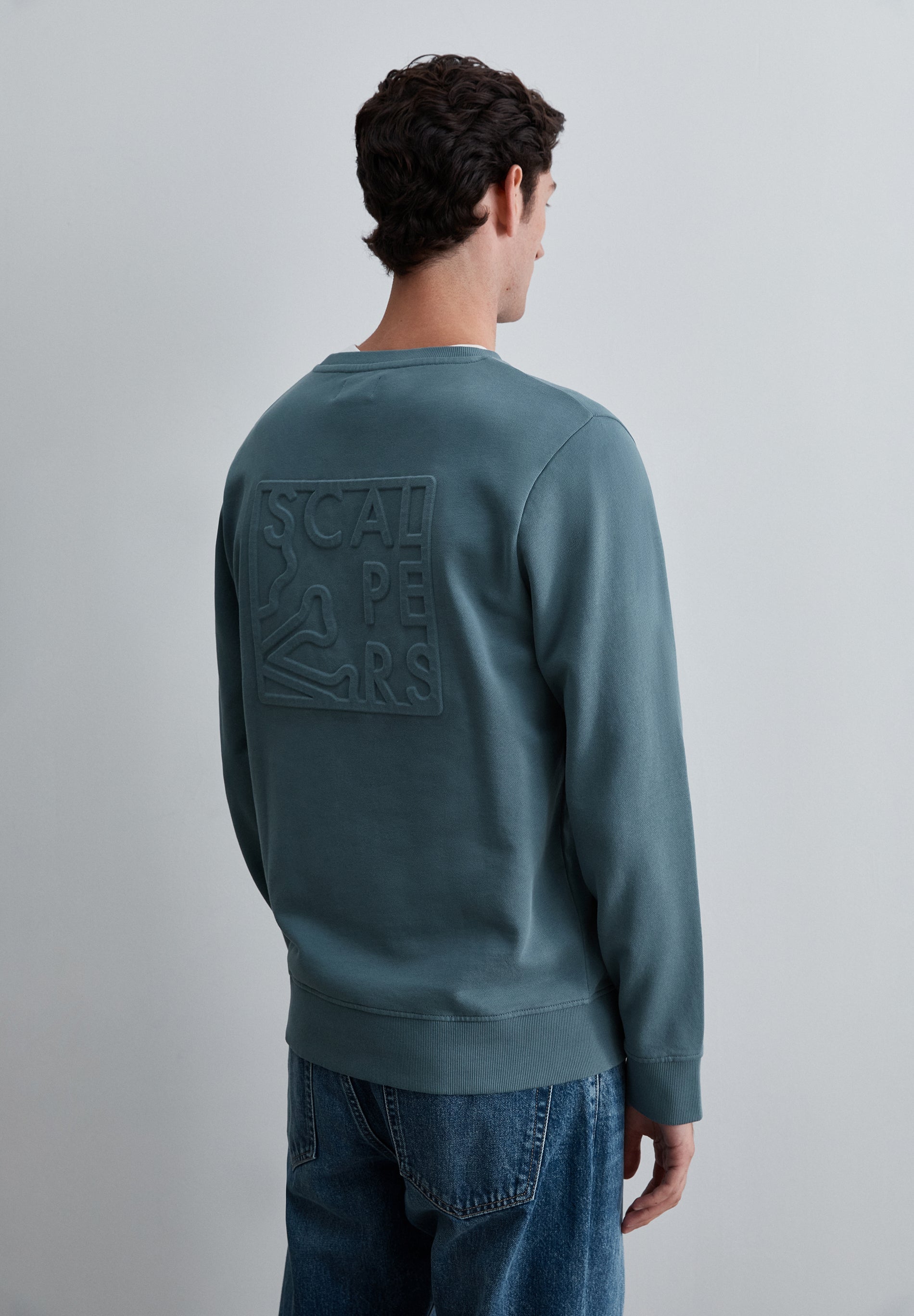 SWEATSHIRT WITH RAISED LOGO