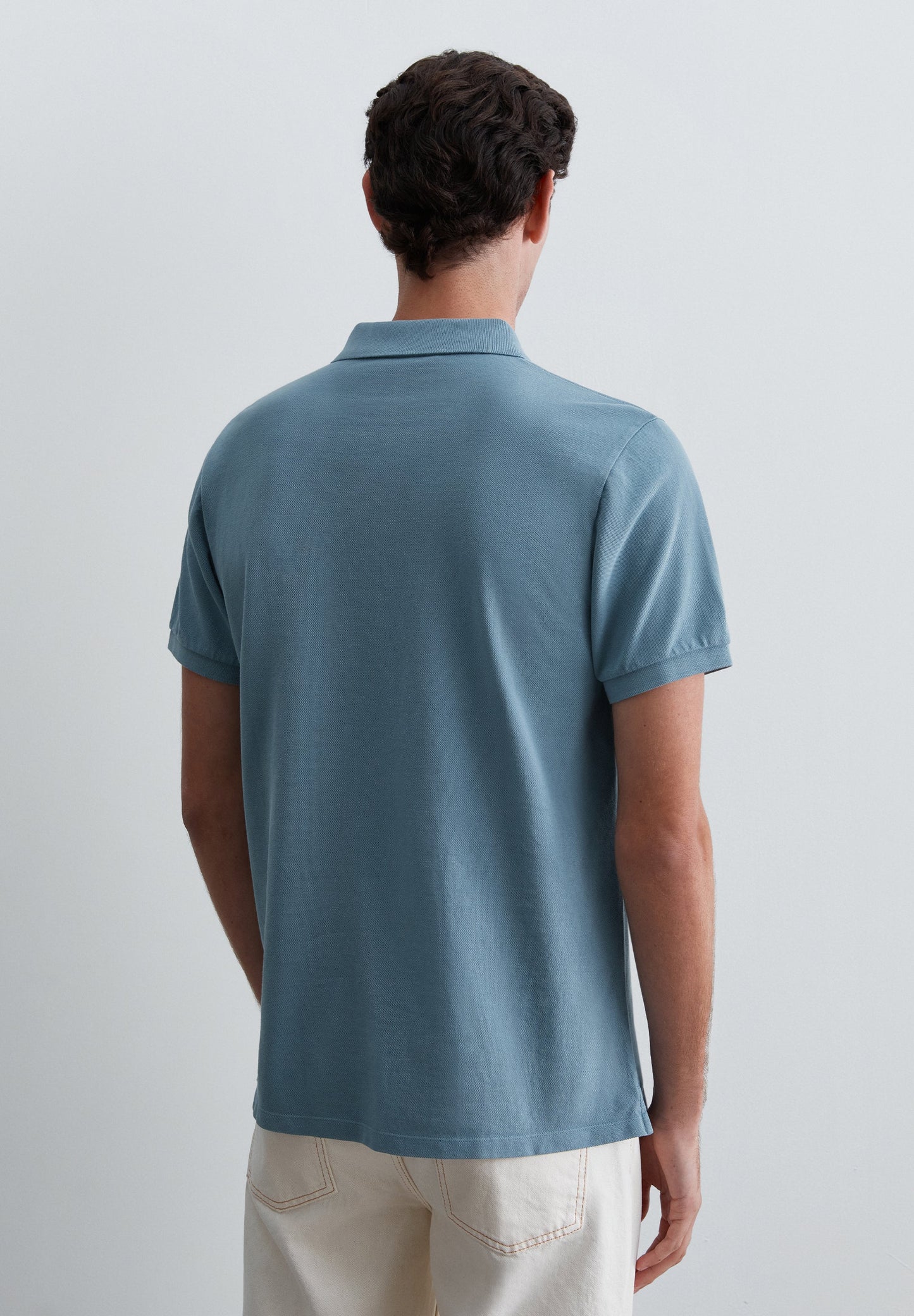 PIQUÉ POLO SHIRT WITH TONAL SKULL