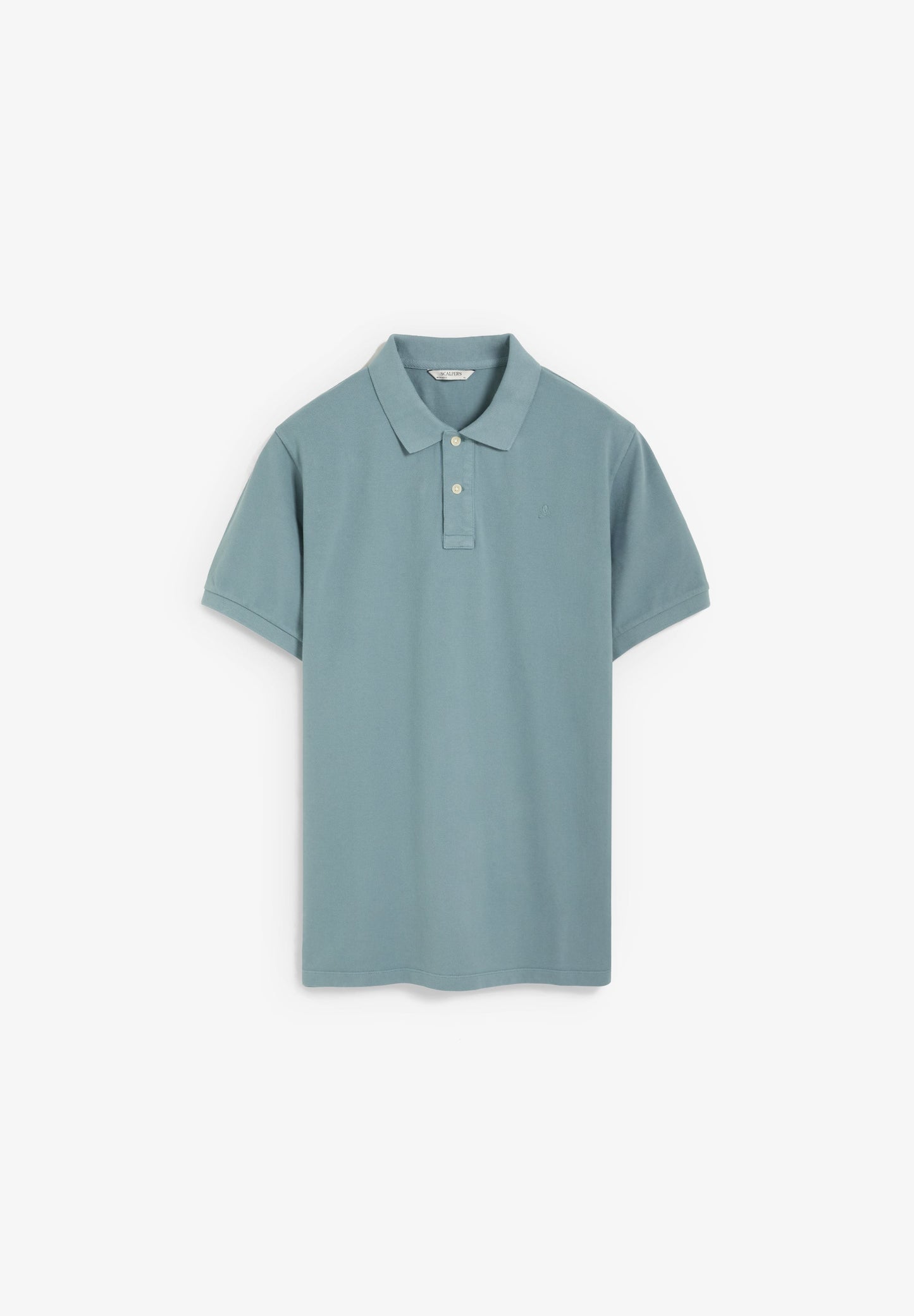 PIQUÉ POLO SHIRT WITH TONAL SKULL