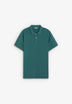 PIQUÉ POLO SHIRT WITH TONAL SKULL