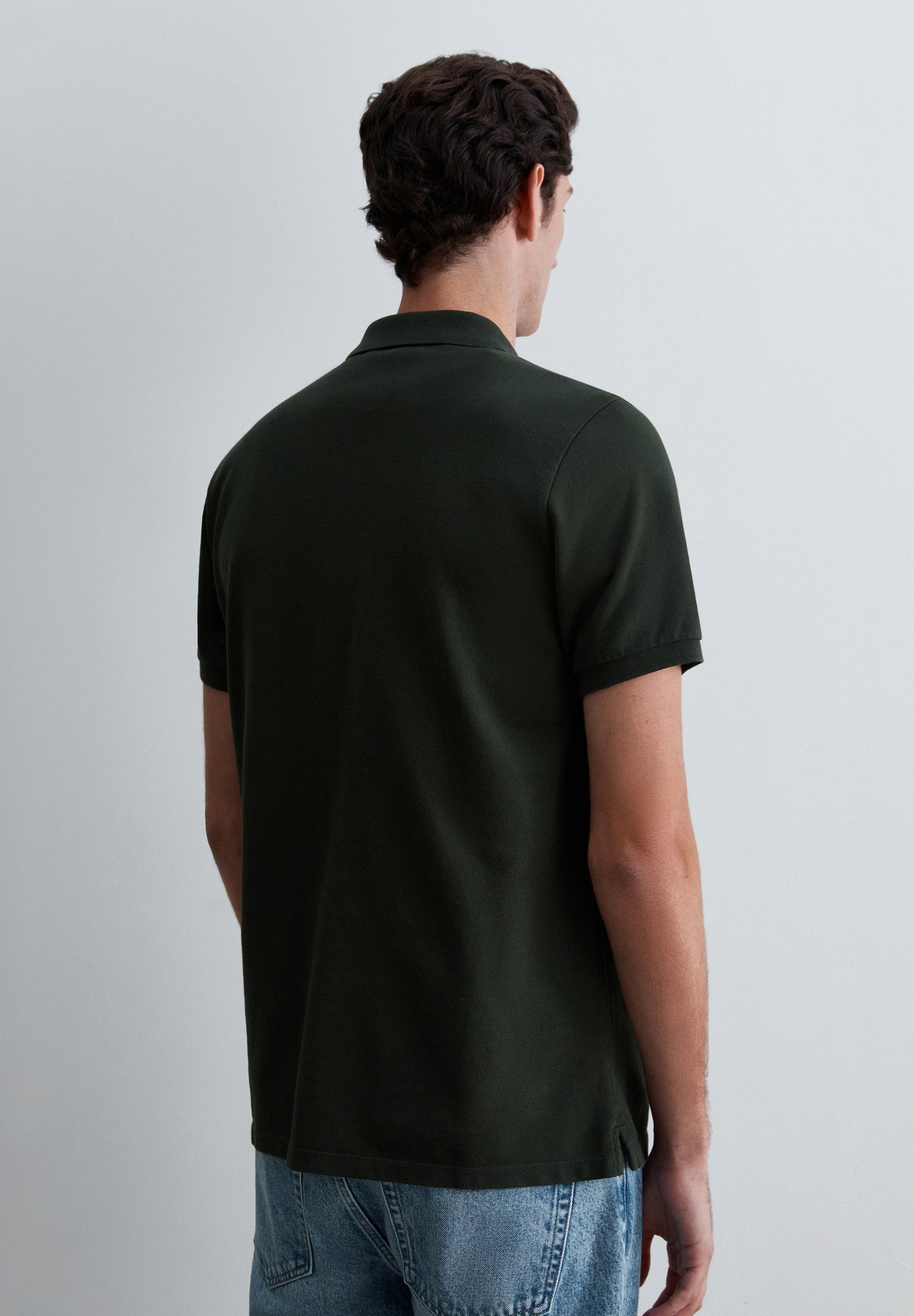 PIQUÉ POLO SHIRT WITH TONAL SKULL