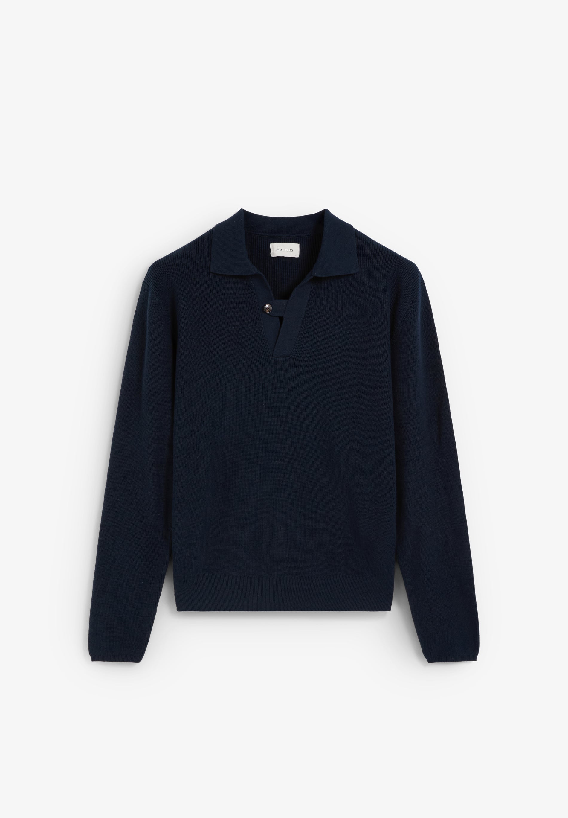 SWEATER WITH TRICOT COLLAR