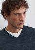 V-NECK WOOL SWEATER