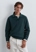 MERINO WOOL POLO SHIRT-STYLE SWEATER