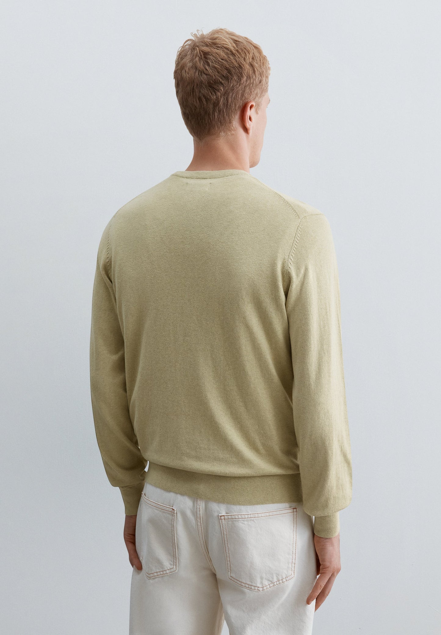 COTTON KNIT BLEND SWEATER