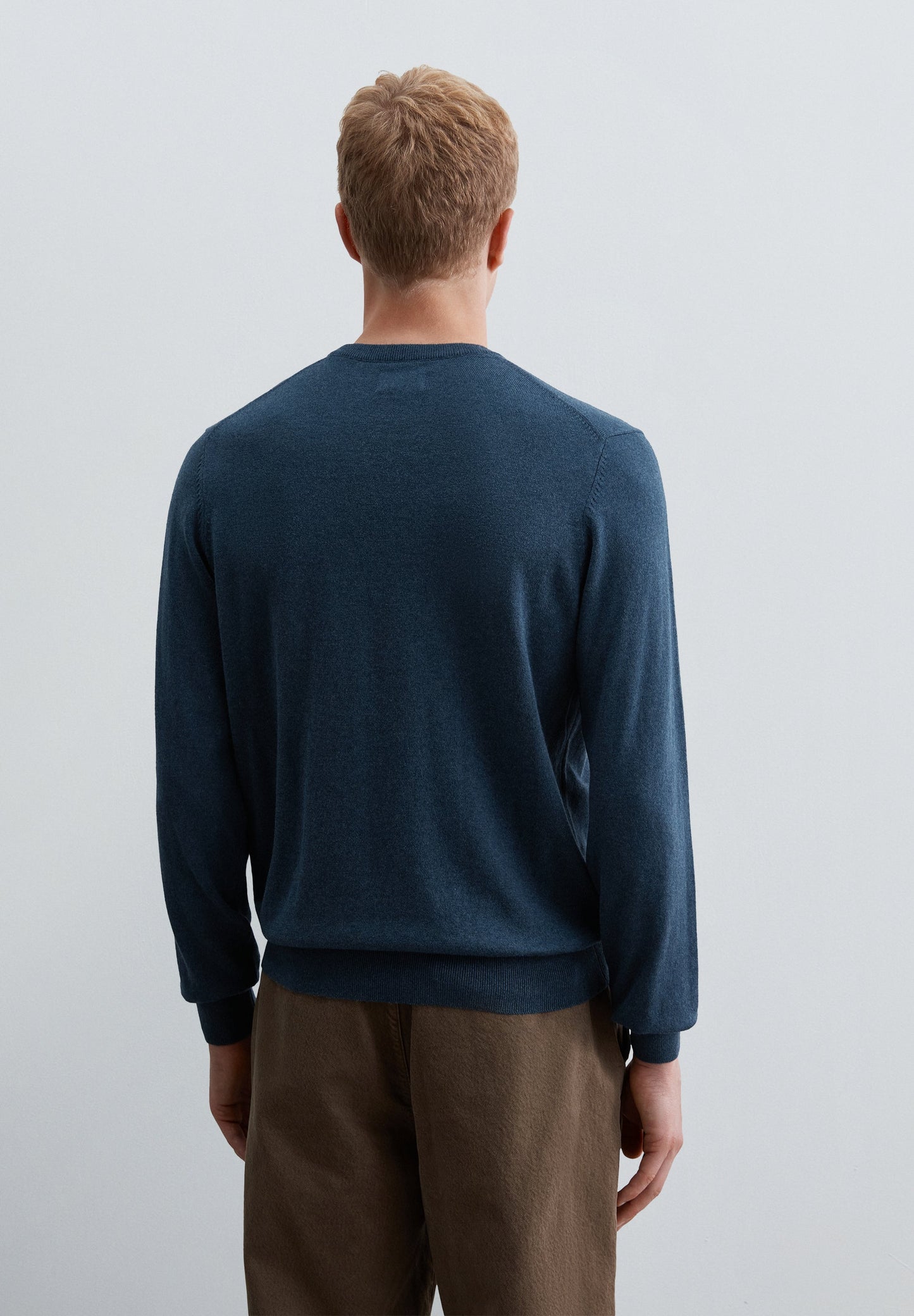 COTTON KNIT BLEND SWEATER