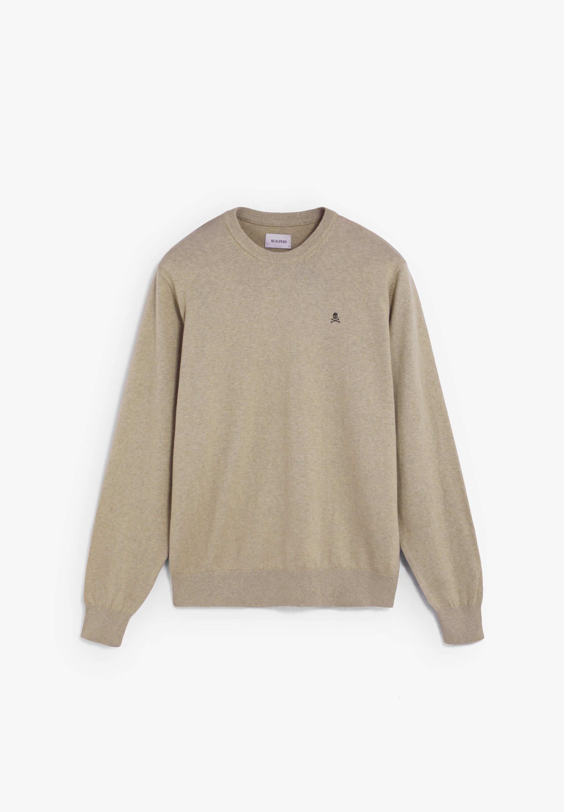 COTTON KNIT BLEND SWEATER