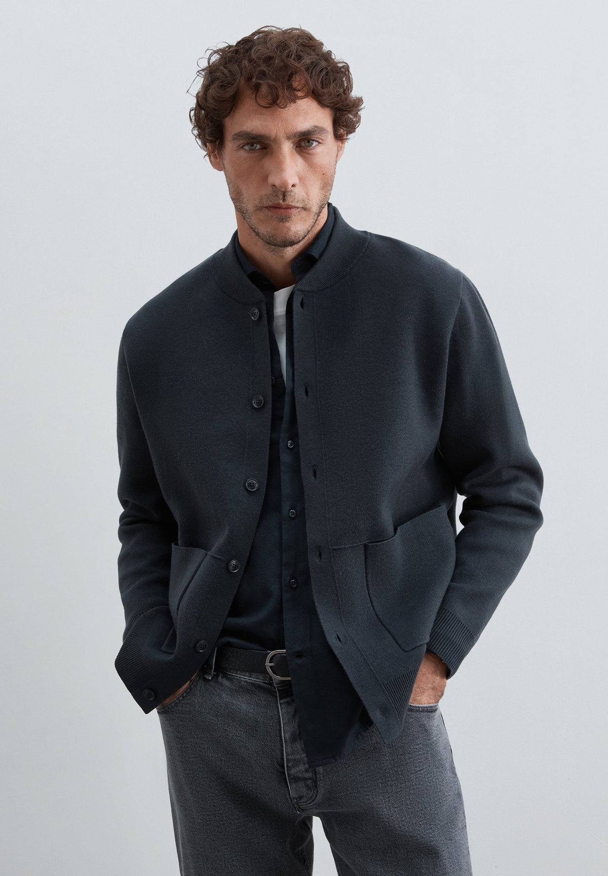 CARDIGAN WITH SIDE POCKETS