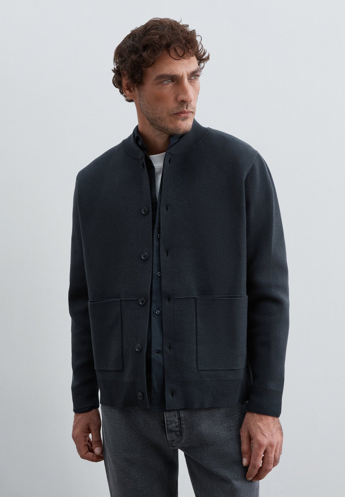 CARDIGAN WITH SIDE POCKETS