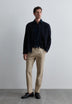 RELAXED FIT CHINO TROUSERS
