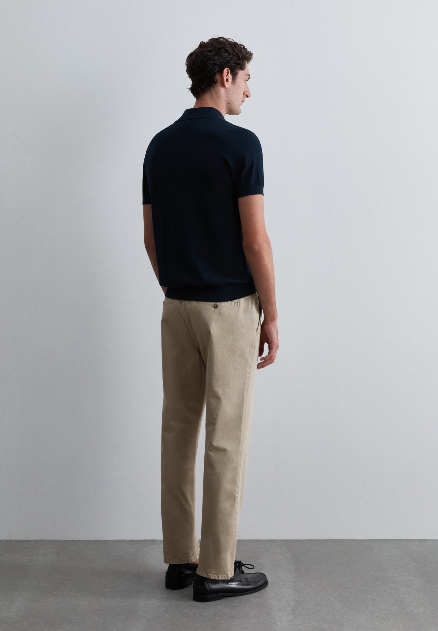 RELAXED FIT CHINO TROUSERS