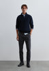 CHINO TROUSERS WITH DARTS