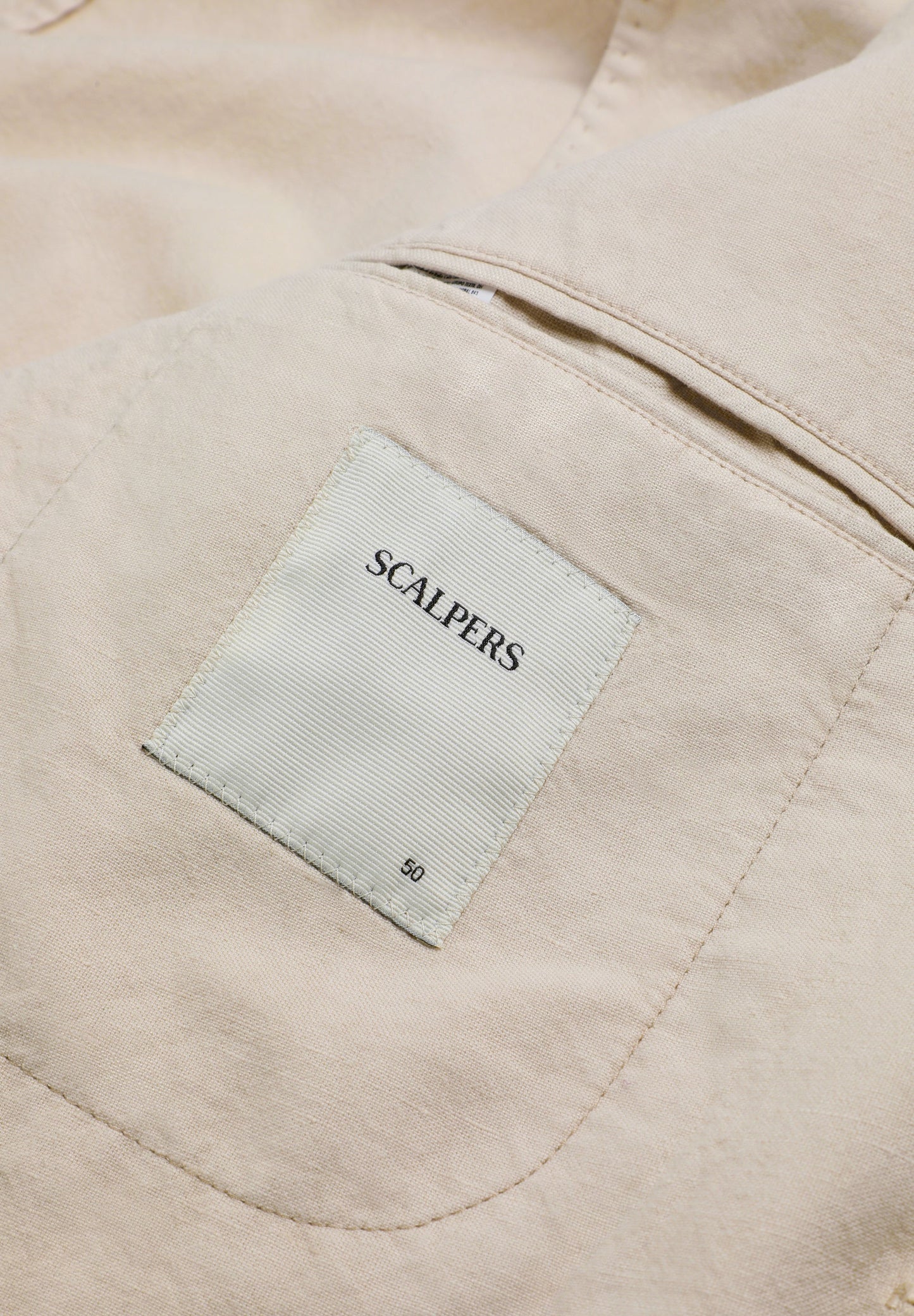 SCDUOMO LINEN SUIT BLAZER