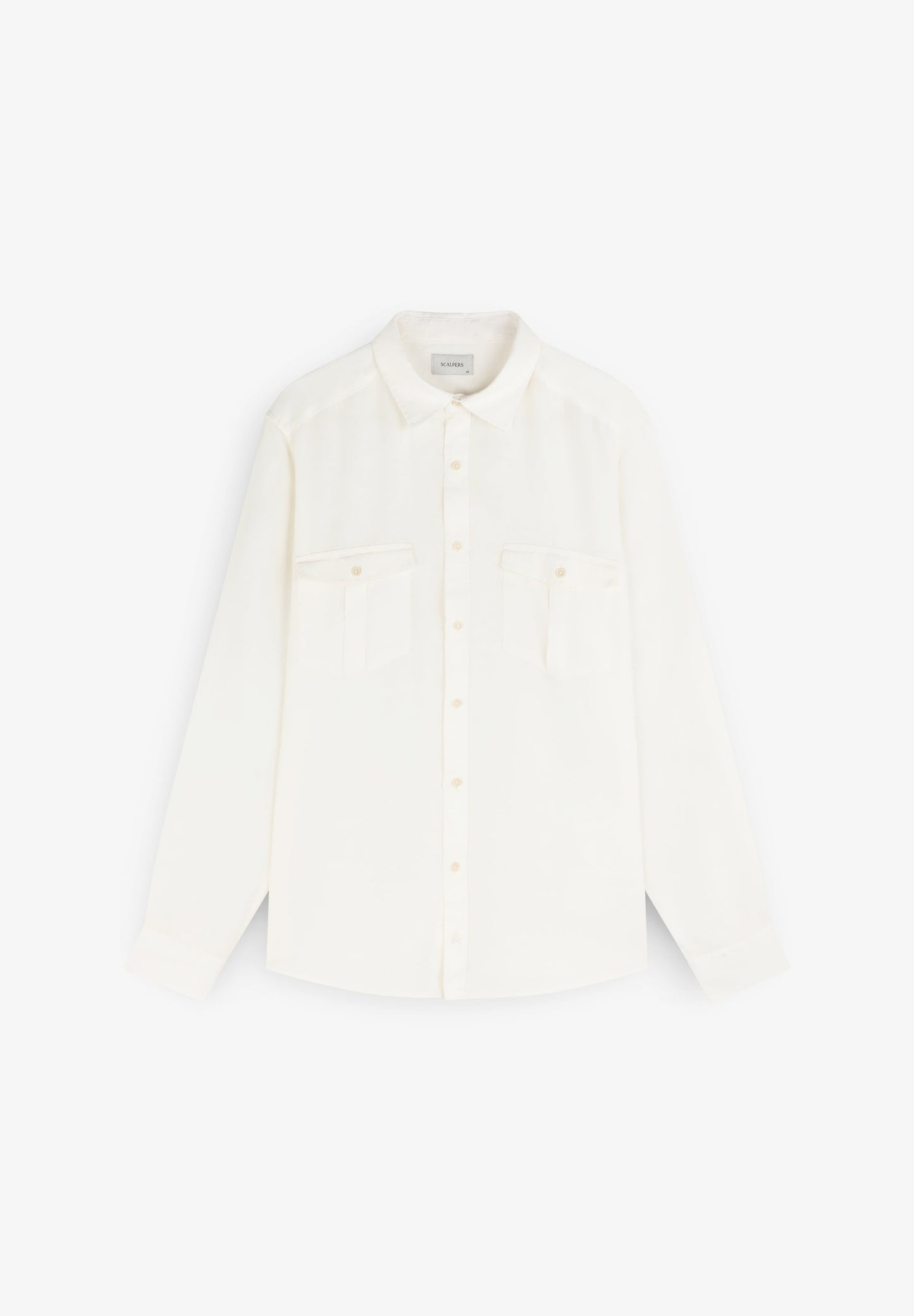 LINEN SHIRT WITH POCKETS