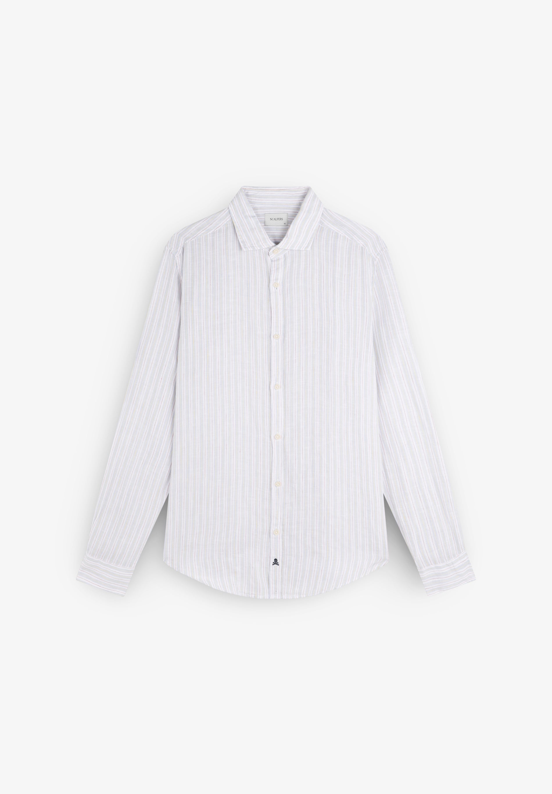 STRIPED 100% LINEN SHIRT