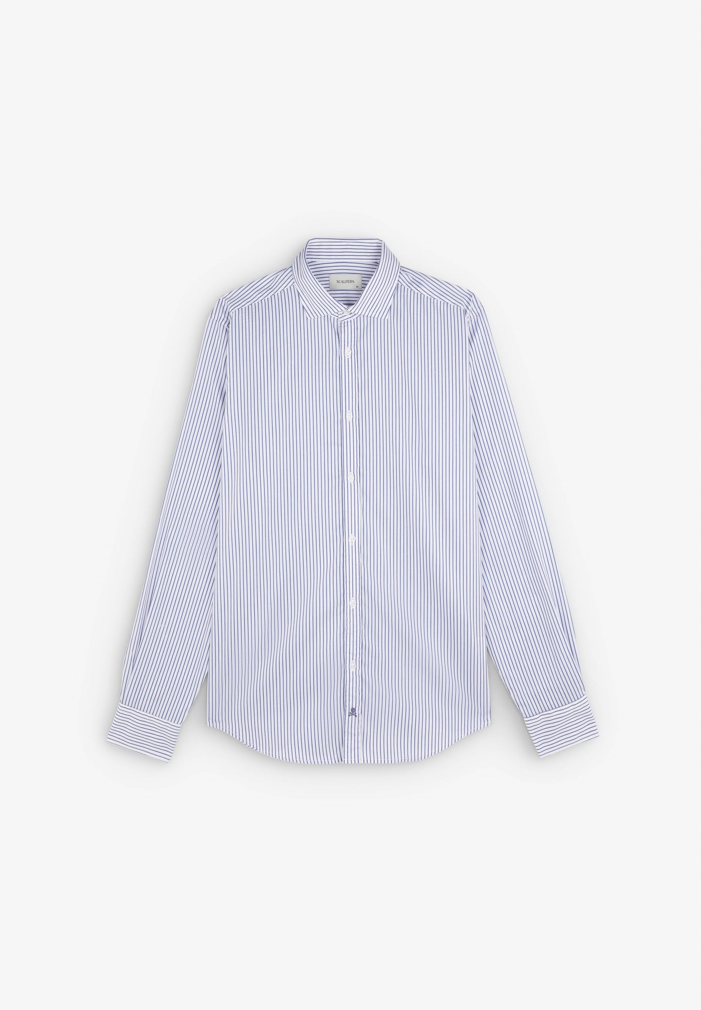 SLIM FIT CONTRAST EMBROIDERED SHIRT