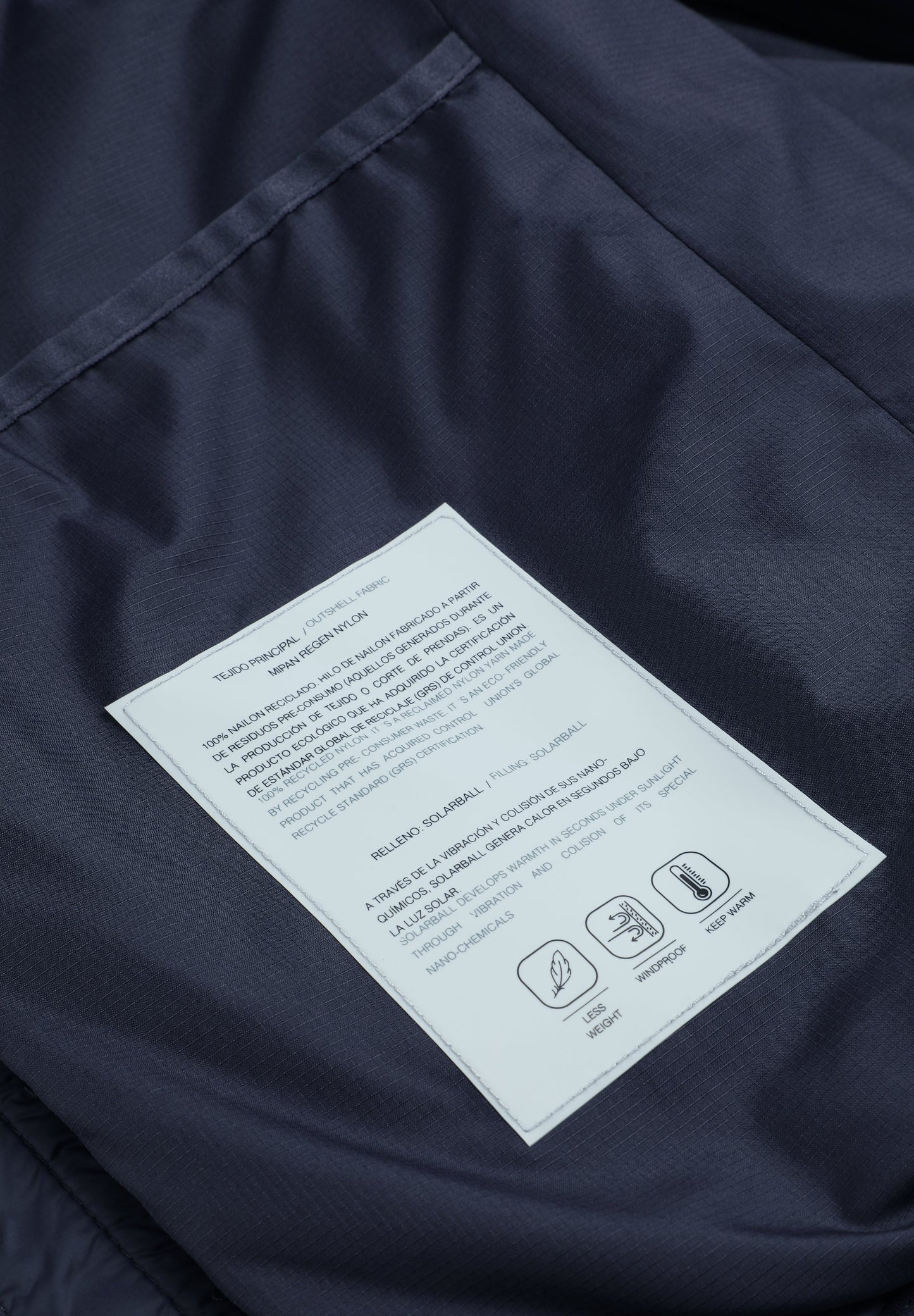 PUFFER JACKET WITH SKULL DETAIL