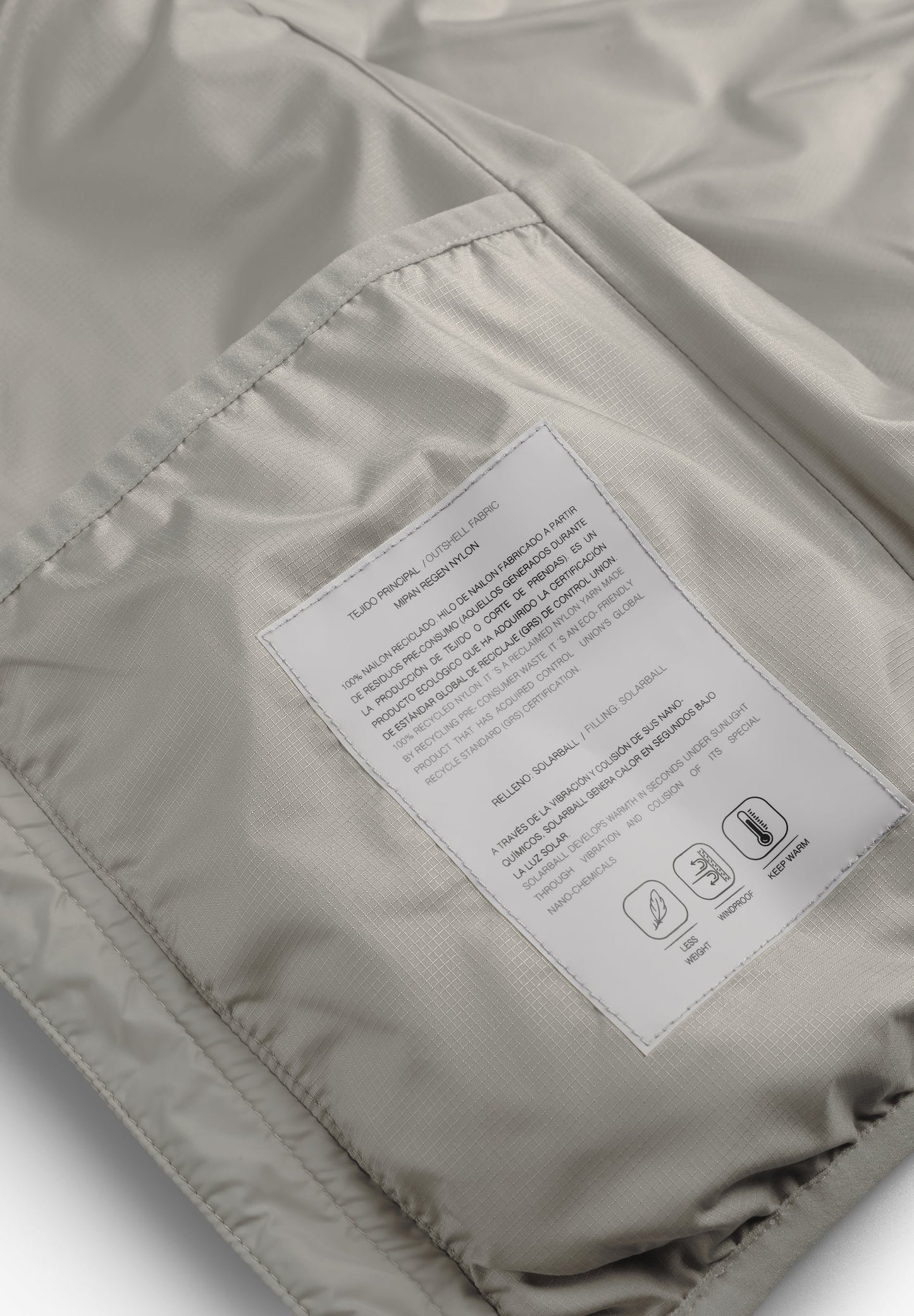 PUFFER JACKET WITH SKULL DETAIL